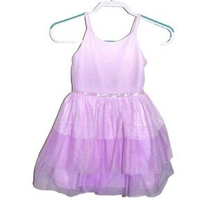 CAT & JACK little girls purple PRINCESS DRESS size S fits 22" chest